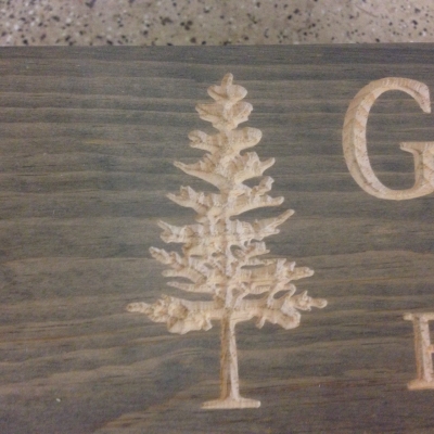Custom Engraved Wood Sign 8